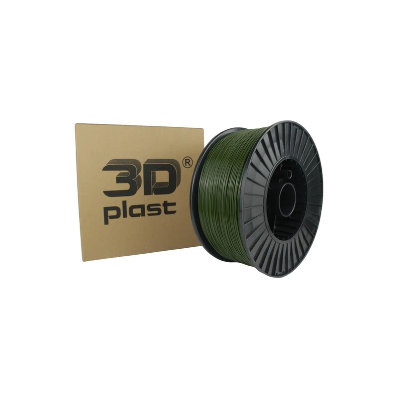 PETG-пластик 3Dplast для 3D-принтера 1.75 мм 3 кг, хаки (3DPTG1753HKI)