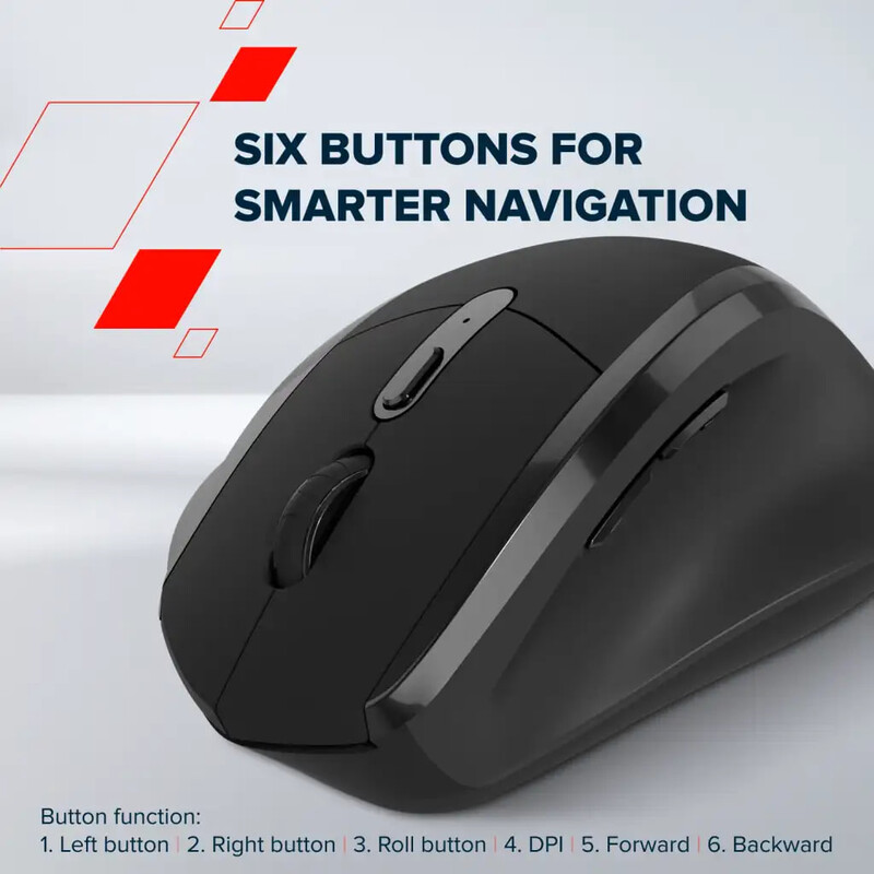Мышь беспроводная Canyon On Click 17 Wireless Black (CNE-CMSW17B)