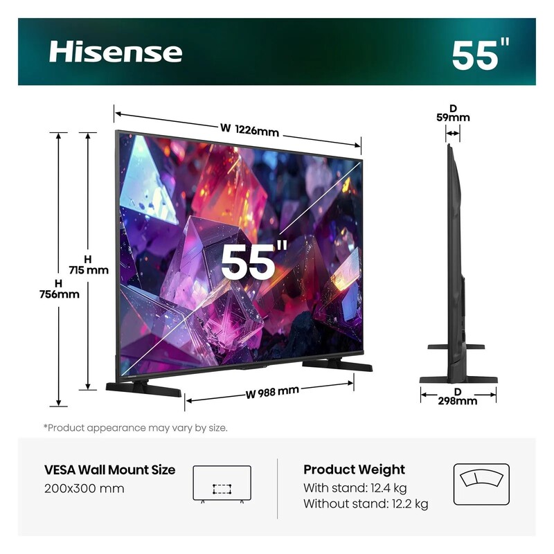 Телевізор Hisense 55E7S Pro