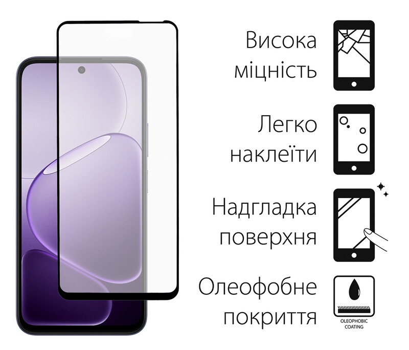 Чохол-накладка Dengos Carbon для Oppo A6x Violet (DG-KM-193) + захисне скло