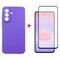 Фото - Чeхол-накладка Dengos Carbon для Samsung Galaxy A37 5G SM-A376 Violet (DG-KM-201) + защитное стекло | click.ua