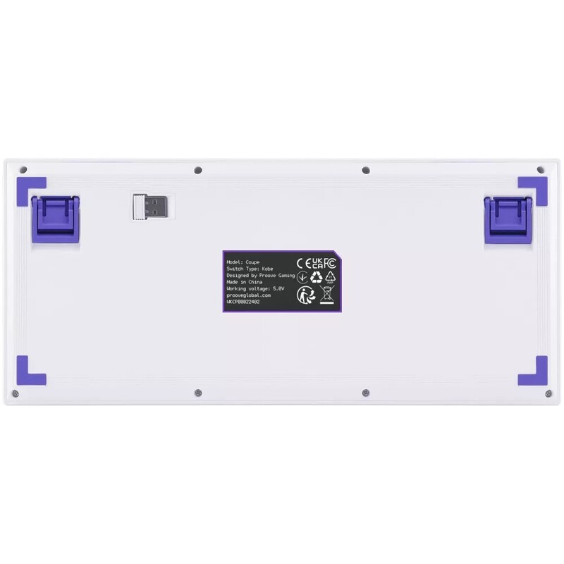 Клавиатура Proove Gaming Coupe UA White/Purple
