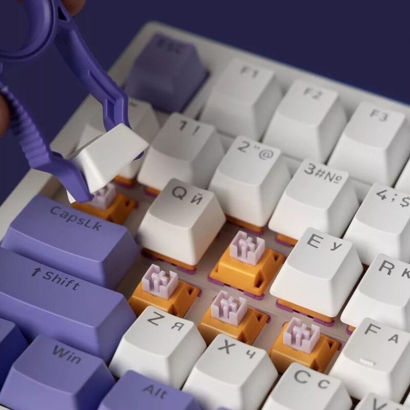 Клавиатура Proove Gaming Coupe UA White/Purple