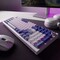 Фото - Клавиатура Proove Gaming Slicker Special Edition UA White/Purple | click.ua