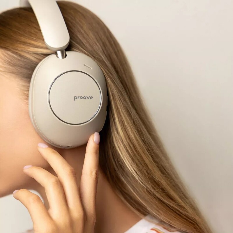 Bluetooth-гарнитура Proove Silence 3D with ANC Beige (HPSL00020007)