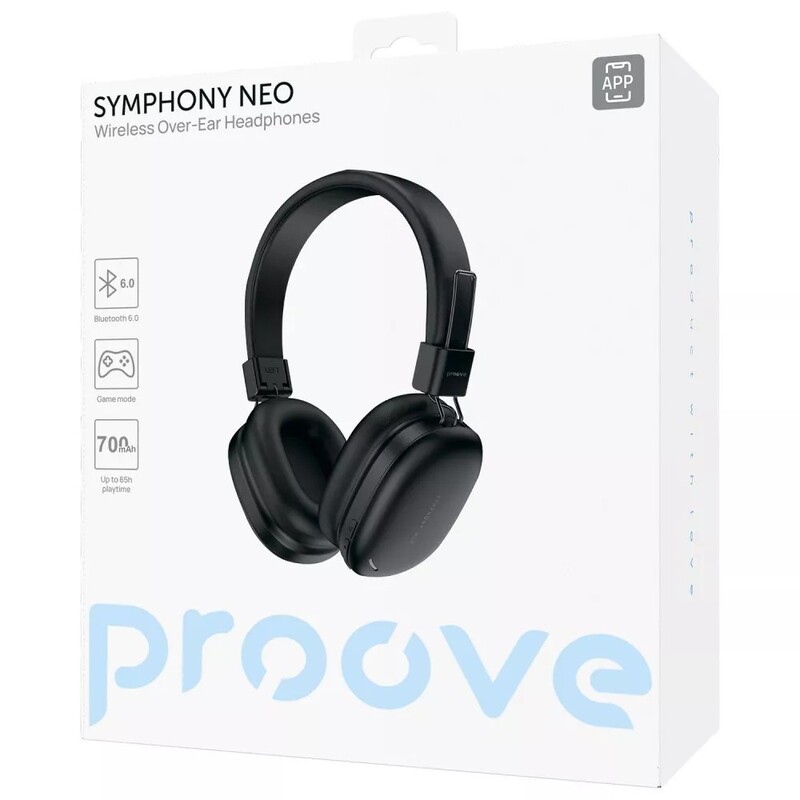 Bluetooth-гарнітура Proove Symphony Neo (APP) Black (HPSN0001AP01)
