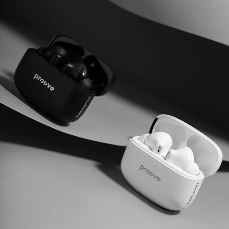 Bluetooth-гарнітура Proove Tempo TWS with ANC (APP) Black (TWTM0001AP01)