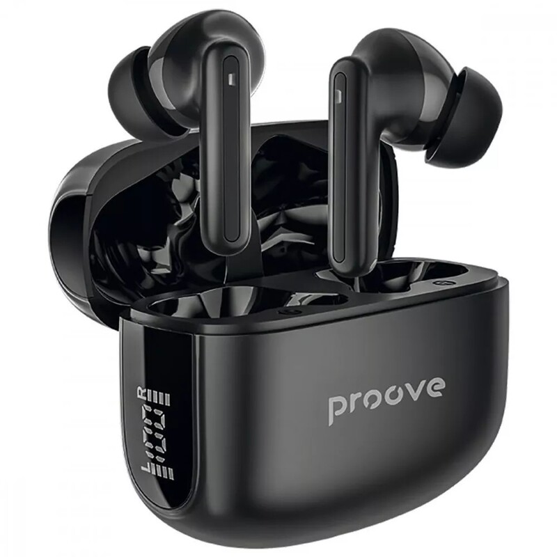 Bluetooth-гарнітура Proove Tempo TWS with ANC (APP) Black (TWTM0001AP01)