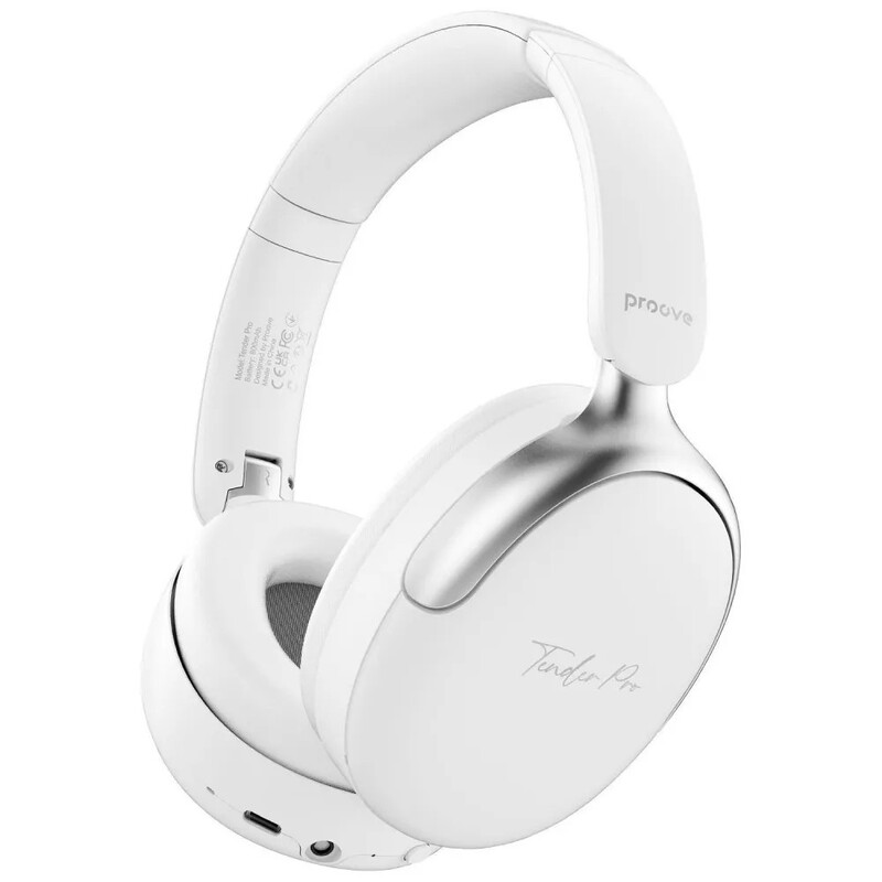 Bluetooth-гарнитура Proove Tender Pro with ANC (APP) White (HPTP0001AP02)