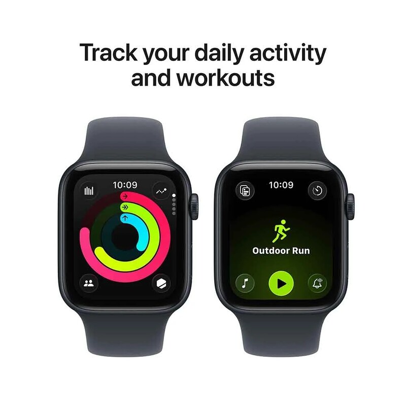 Смарт-годинник Apple Watch SE 3 GPS + Cellular 40mm Midnight Aluminium Case with Midnight Sport Band - S/M (MEP94RK/A)