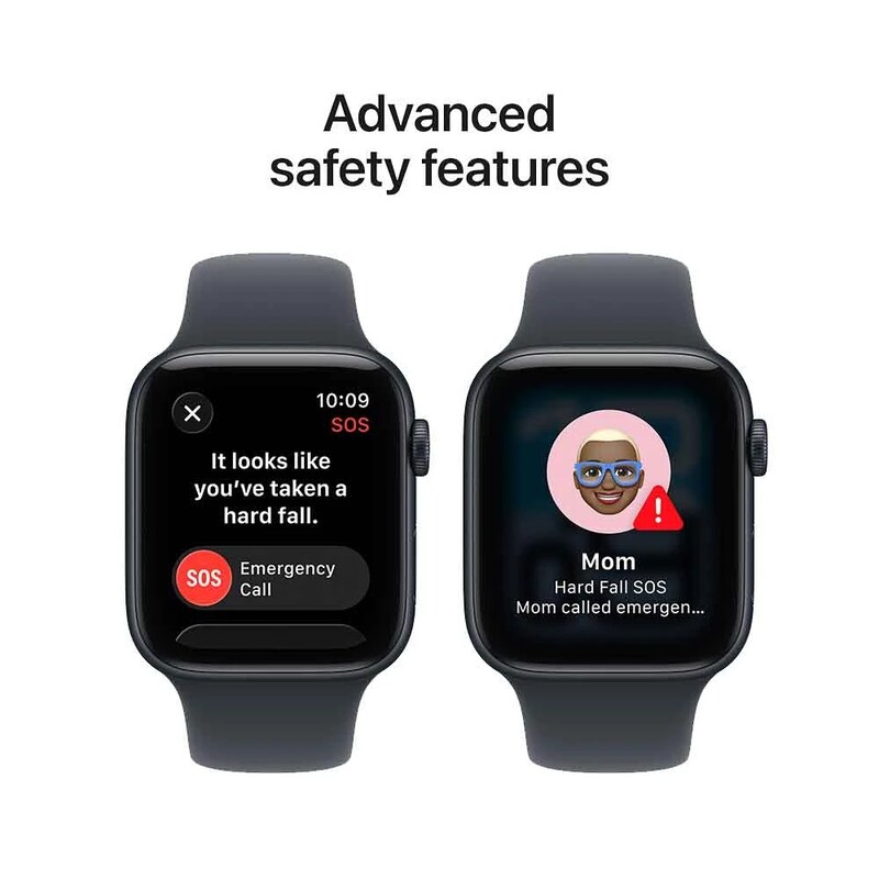 Смарт-годинник Apple Watch SE 3 GPS + Cellular 40mm Midnight Aluminium Case with Midnight Sport Band - S/M (MEP94RK/A)