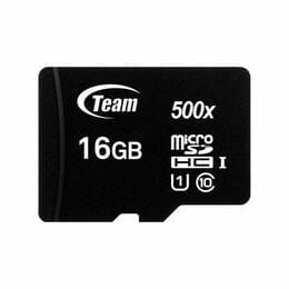 Карта памяти MicroSDHC  16GB UHS-I Class 10 Team Black (TUSDH16GCL10U02)