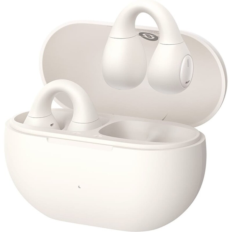 Bluetooth-гарнитура Baseus Bass 15 Clip Open-Ear TWS White (A00079500223-00)