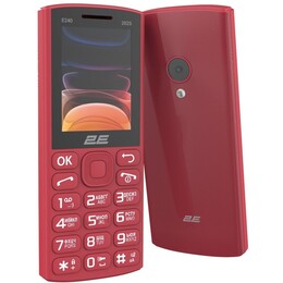 Мобильный телефон 2E E240 2025 Dual Sim Red (794300867219)