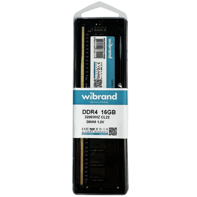 Модуль пам`ятi DDR4 16GB/3200 Wibrand (WI3200DDR4D/16GB)