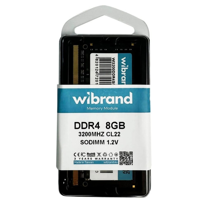 Модуль памяти DDR4 8GB/3200 Wibrand (WI3200DDR4S/8GB)