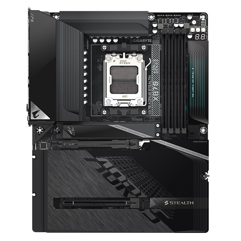 Материнська плата Gigabyte X870 Aorus Stealth Socket AM5