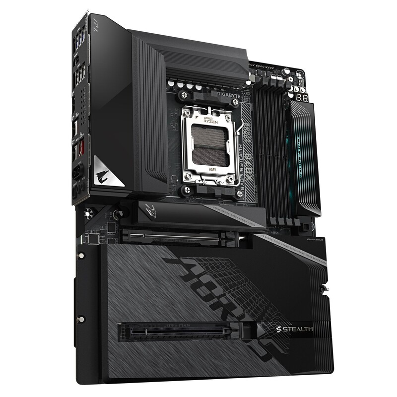 Материнська плата Gigabyte X870 Aorus Stealth Socket AM5