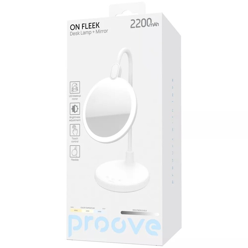 Настільна лампа LED Proove On Fleek 2200 mAh White (DLMM22000202)