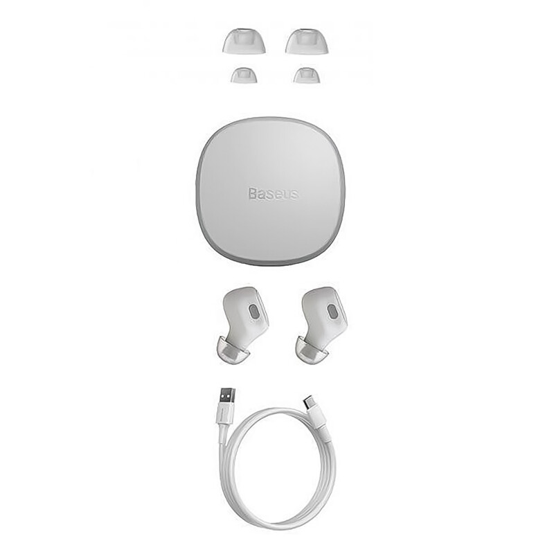 Bluetooth-гарнітура Baseus Bowie WM01 TWS White (NGTW240002)