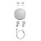 Фото - Bluetooth-гарнітура Baseus Bowie WM01 TWS White (NGTW240002) | click.ua