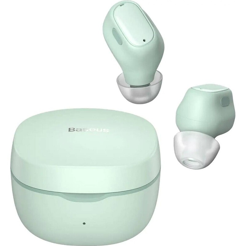 Bluetooth-гарнітура Baseus Bowie WM01 TWS Green (NGTW370006)