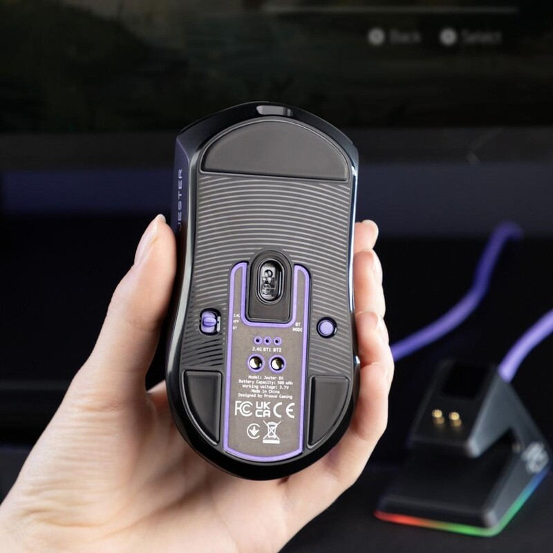 Миша бездротова Proove Gaming Jester 8K with Charging Dock Black/Purple (WMJSCD022016)