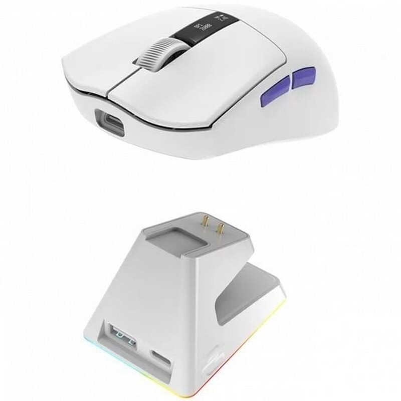 Миша бездротова Proove Gaming Jester 8K with Charging Dock White/Purple (WMJSCD022017)