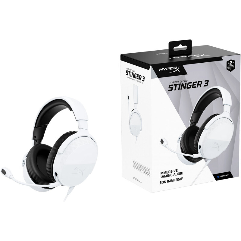 Гарнітура HyperX Cloud Stinger 3 Wired White (BS1T6AA)