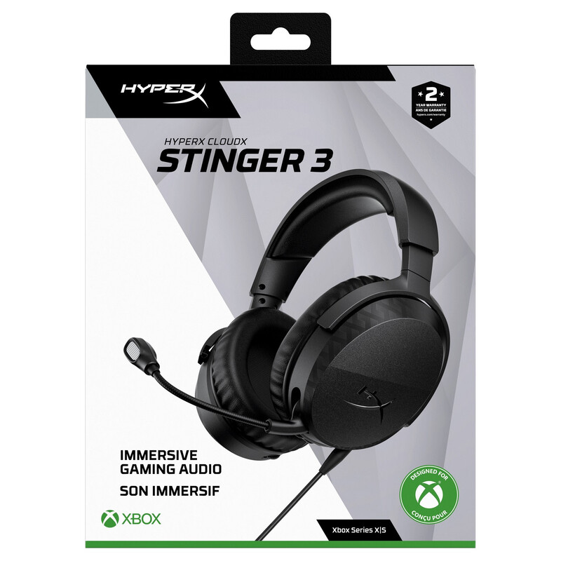 Гарнитура HyperX CloudX Stinger 3 Wired Black for Xbox (BS1T7AA)