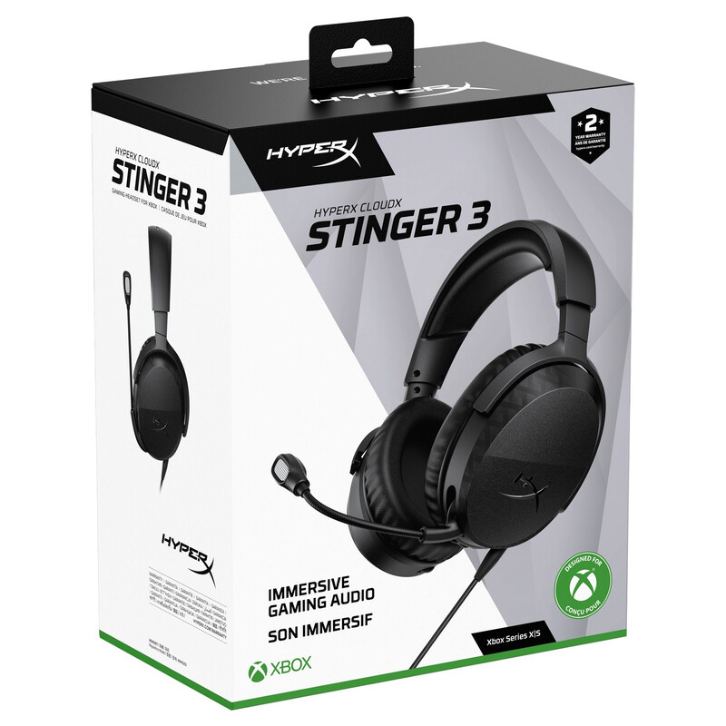 Гарнитура HyperX CloudX Stinger 3 Wired Black for Xbox (BS1T7AA)
