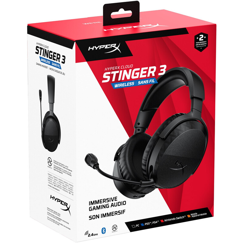 Гарнітура HyperX Cloud Stinger 3 Wireless Black (BS1T8AA)
