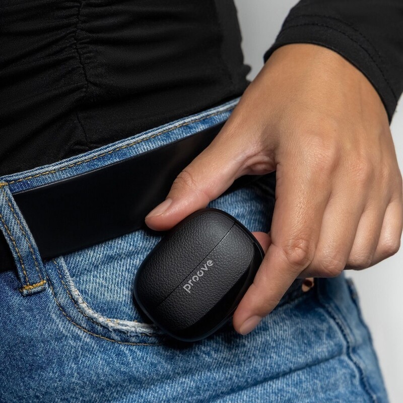 Bluetooth-гарнітура Proove Dreamer TWS with ANC (APP) Black (TWDM0001AP01)