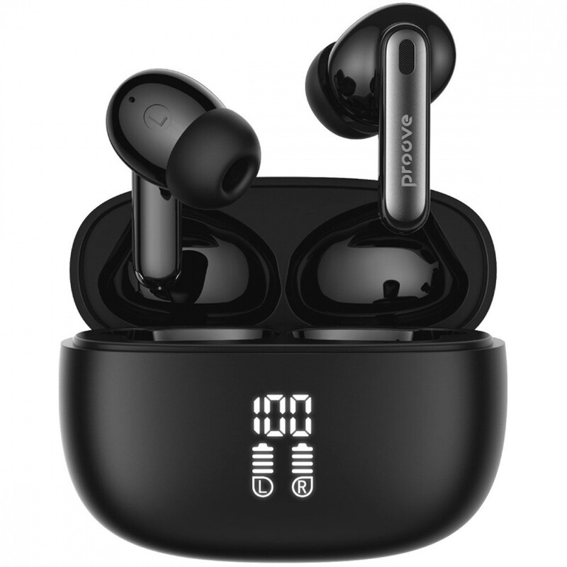 Bluetooth-гарнітура Proove Intro Pro TWS with ANC (APP) Obsidian Black (TWIP0001AP15)