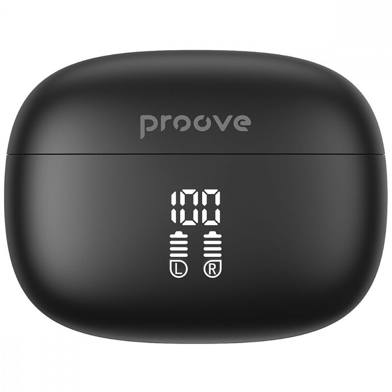 Bluetooth-гарнітура Proove Intro Pro TWS with ANC (APP) Obsidian Black (TWIP0001AP15)