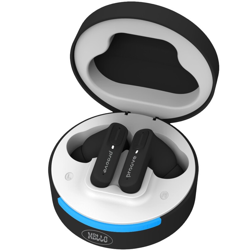 Bluetooth-гарнітура Proove Mello TWS with ANC (APP) Black (TWML0001AP01)