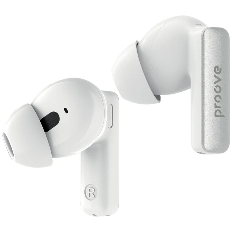 Bluetooth-гарнитура Proove NoLimit TWS with Hybrid ANC (APP) White/Silver (TWNL0001AP26)