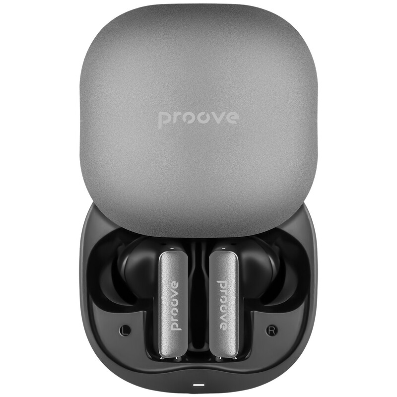 Bluetooth-гарнитура Proove NoLimit TWS with Hybrid ANC (APP) Black/Grey (TWNL0001AP13)