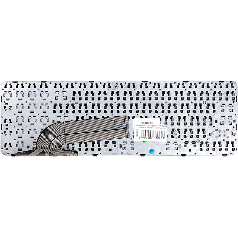 Клавіатура PowerPlant для ноутбука HP Pavilion 17-e152sr чорний, чорний фрейм (KB310738)