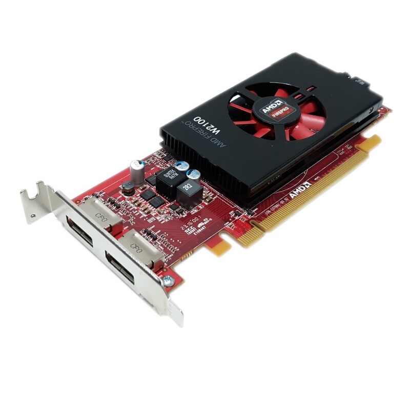 Видеокарта AMD FirePro W2100 2GB GDDR3 Dell (762896-002)_Refurbished