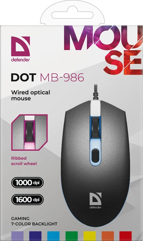 Мышь Defender Dot MB-986 Black (52986)