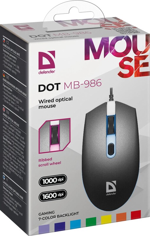 Мышь Defender Dot MB-986 Black (52986)