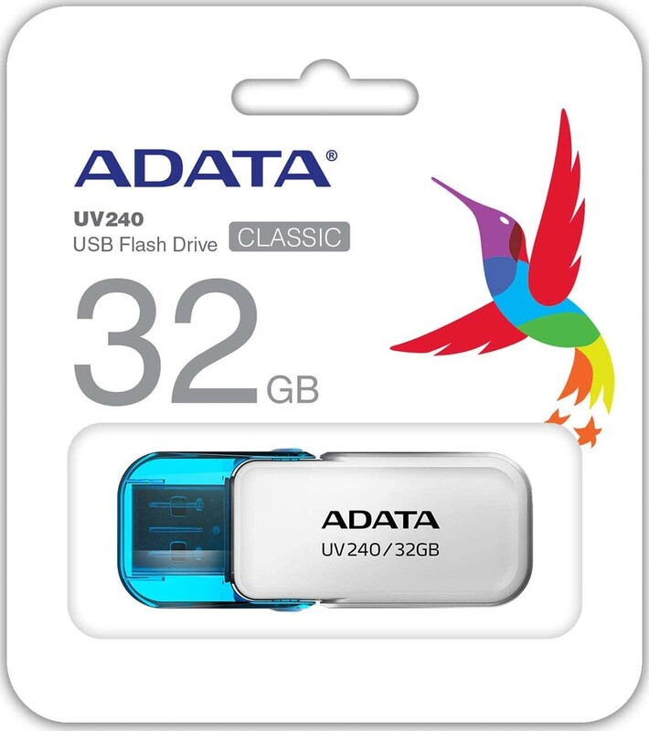 Флеш-накопичувач USB 32GB A-Data UV240 White (AUV240-32G-RWH)