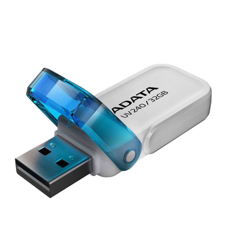 Флеш-накопичувач USB 32GB A-Data UV240 White (AUV240-32G-RWH)