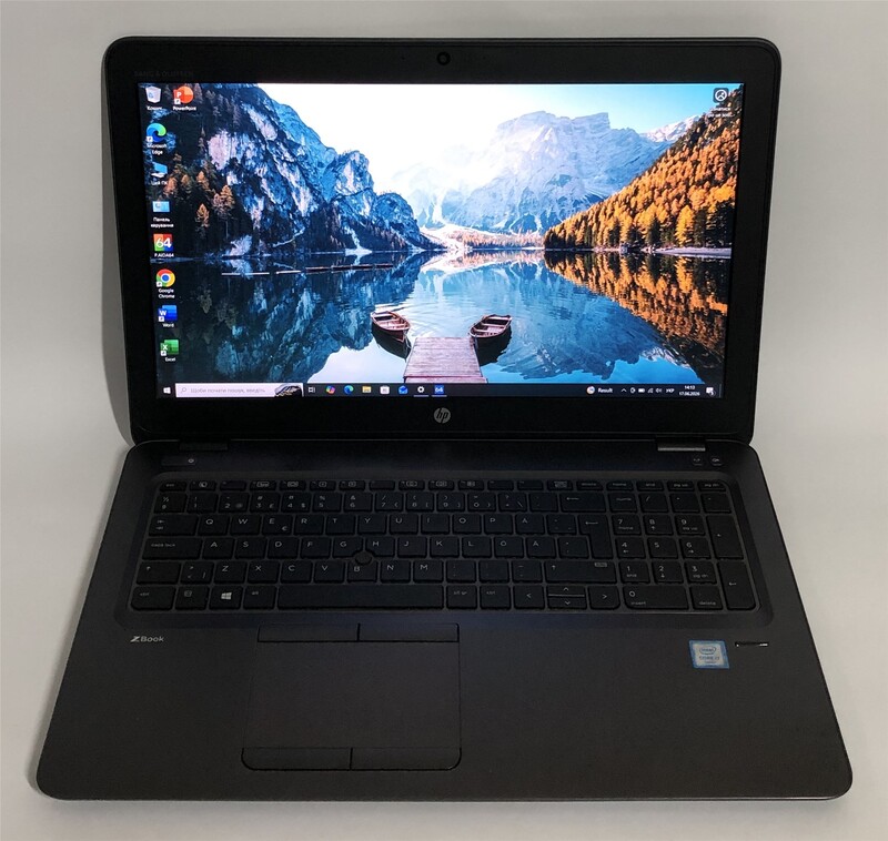 Ноутбук HP ZBook 15U G3 / 15.6" FullHD IPS / i7-6500U / 16GB / 256GB SSD / AMD FirePro W4190, 2GB / Win10Pro / Backlight / сканер отпечатка - Б/у