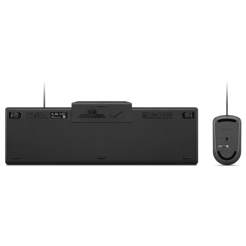 Комплект (клавиатура, мышь) Lenovo 310 USB-A Wired Combo Ukraine Black (GX31R09776)
