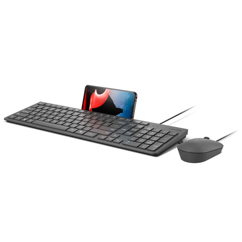 Комплект (клавиатура, мышь) Lenovo 310 USB-A Wired Combo Ukraine Black (GX31R09776)