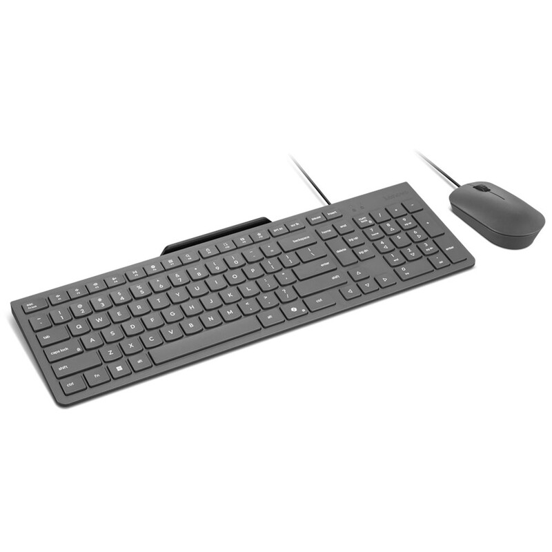 Комплект (клавиатура, мышь) Lenovo 310 USB-A Wired Combo Ukraine Black (GX31R09776)