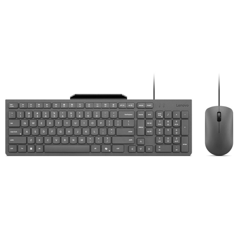 Комплект (клавиатура, мышь) Lenovo 310 USB-A Wired Combo Ukraine Black (GX31R09776)