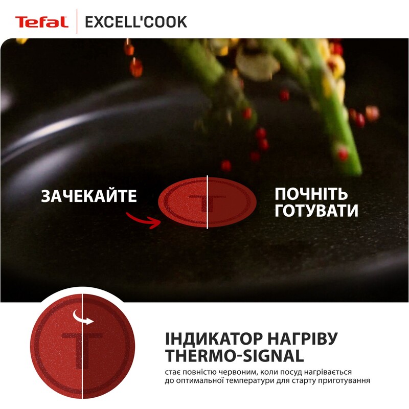 Сковорода для блинов Tefal Exсell Cook 25 см (G3393832)